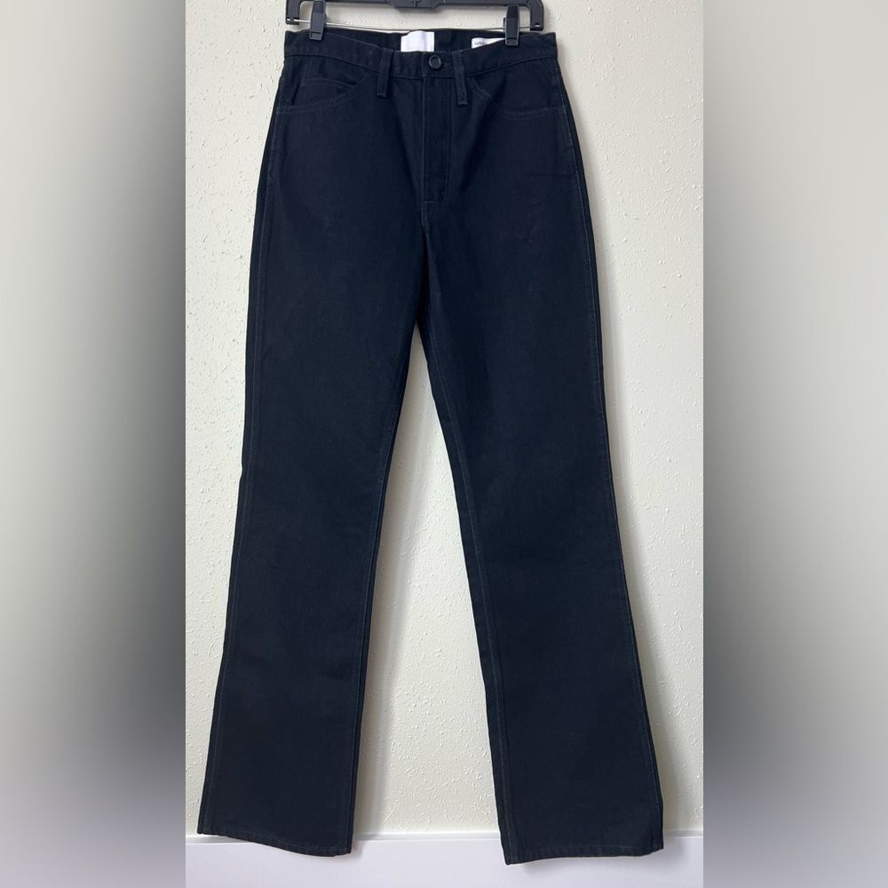 Frame Denim Black Flare Jeans - Picture 3 of 16